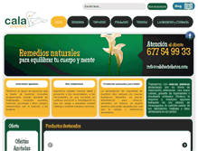 Tablet Screenshot of calaherbolarios.com